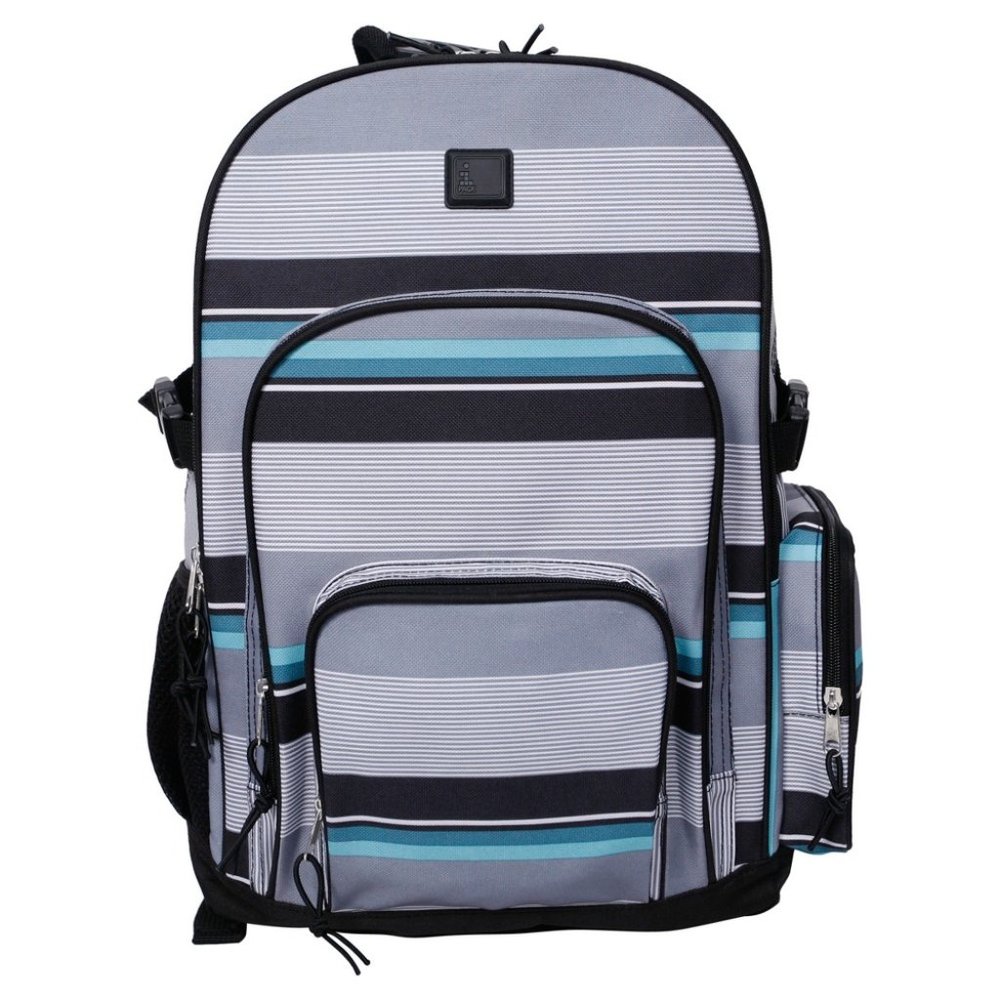 Crckt IPack 17.5" Kids Laptop Backpack - Gray/Blue